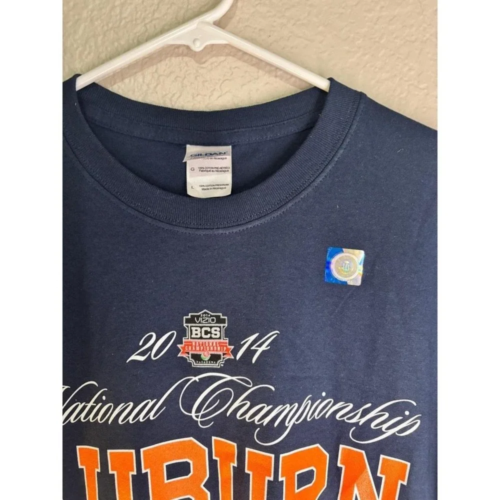 Auburn University Tigers 2014‎ National Championship Game T-Shirt Men's L NWT
